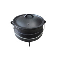 Südafrika Schwarze Malerei Camping 3 Beine Cast Iron Potjie Töpfe